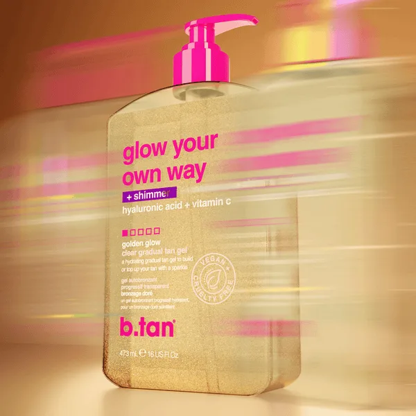 Glow your Own Way Shimmer, Clear Gradual Tan Gel