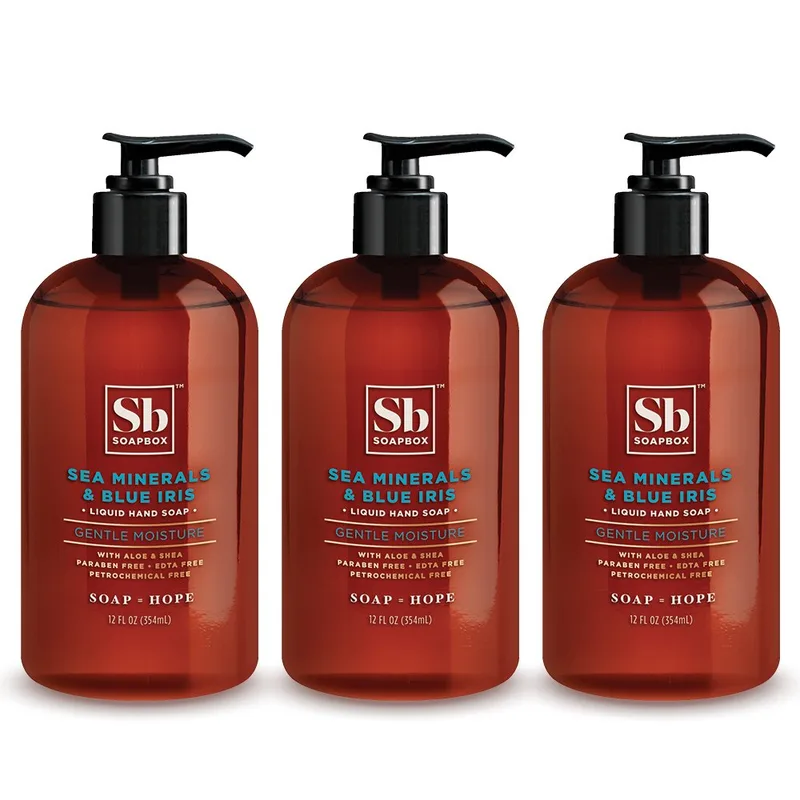 Hand Wash Soap Sea Minerals & Blue Iris (2020 formulation)
