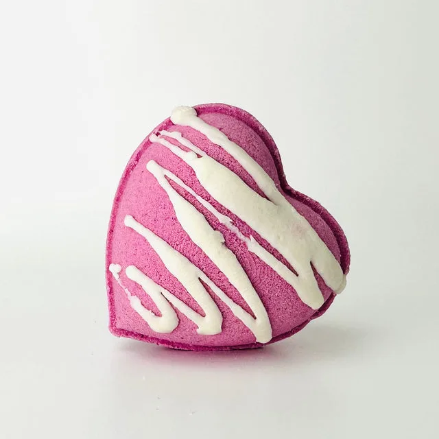Boom Bath and Body Bath Bomb, Cocoa butter topped black cherry merlot