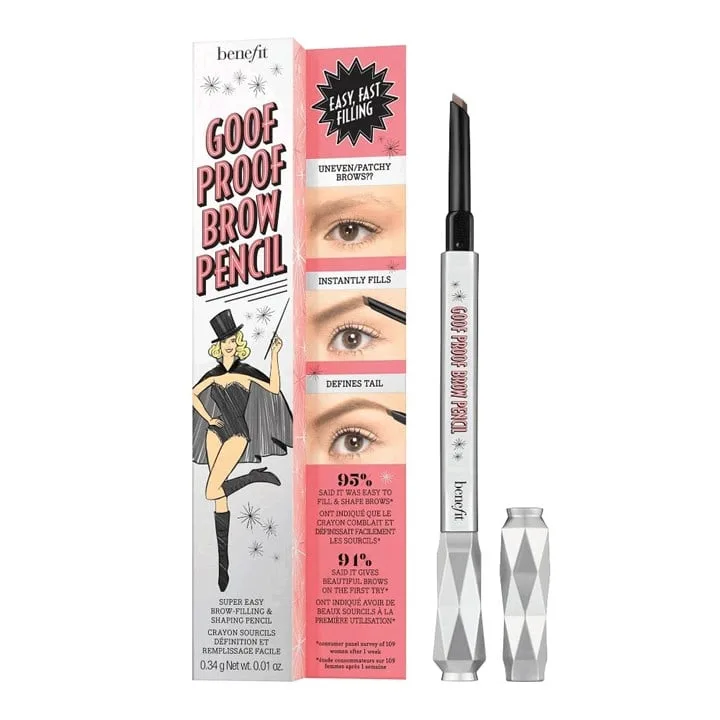 Goof Proof Super Easy Brow Filling & Shaping Pencil, Cool Soft Black 6