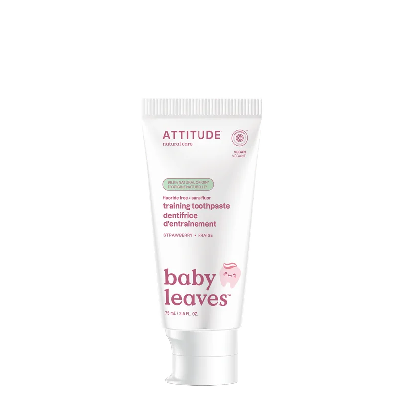 Baby Leaves Training Toothpaste, Fluoride Free, Strawberry