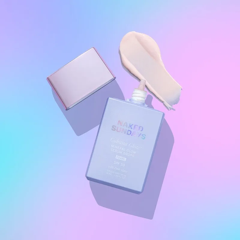 CabanaGlow Mineral Glow Serum Drops, SPF 50, Pearl