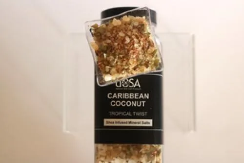 Shea Infused Mineral Salts, Caribbean Coconut (2020 formulation)