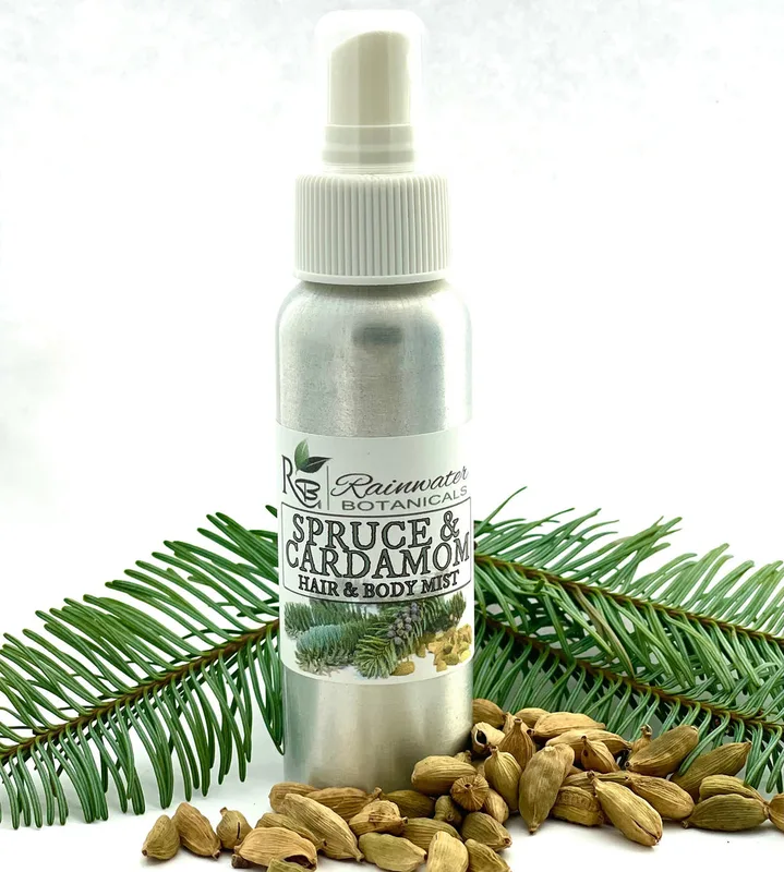 Hair and Body Mist, Spruce & Cardamom