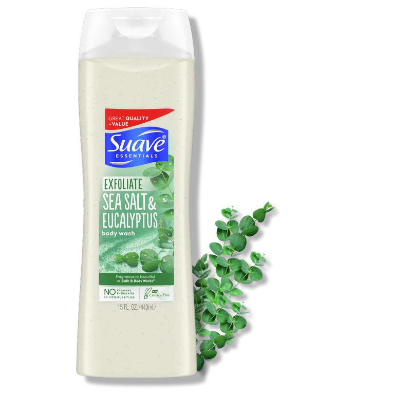 Exfoliating Body Wash, Sea Salt & Eucalyptus (2020 formulation)