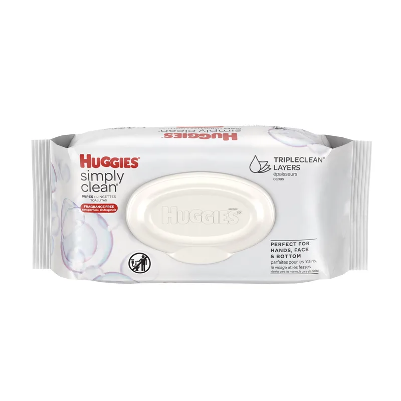 Simply Clean Baby Wipes, Unscented