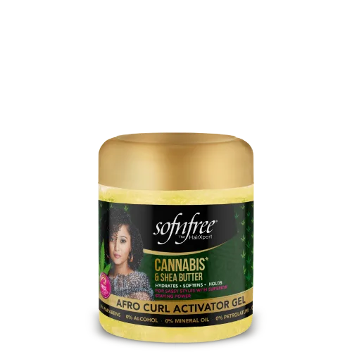 Cannabis* & Shea Butter Afro Curl Activator Gel