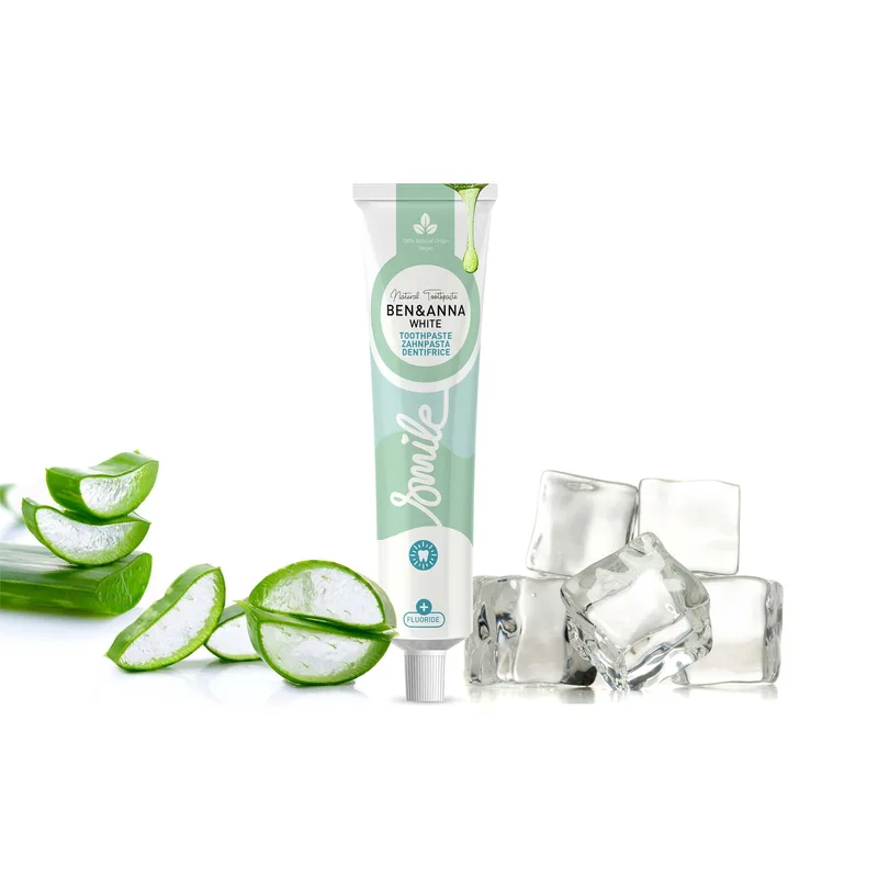 Toothpaste Tube, White With Flouride