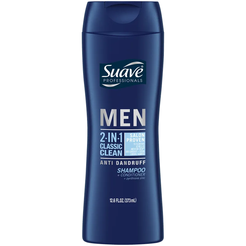 Men 2 in 1 Classic Clean Anti Dandruff Shampoo + Conditioner