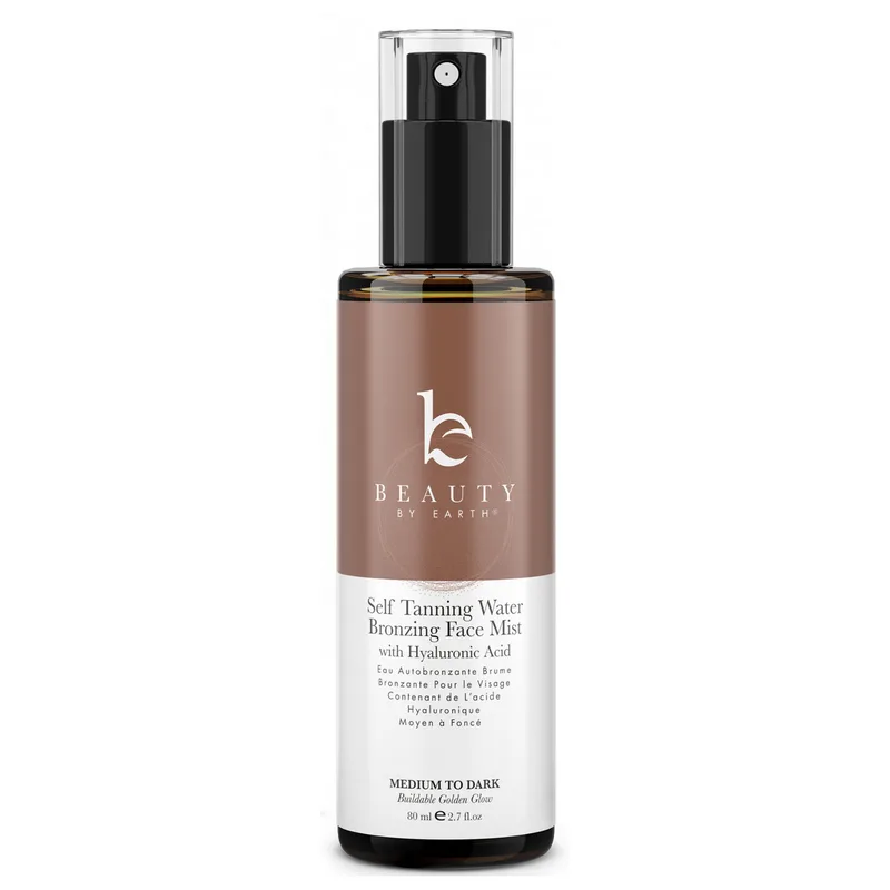 Self Tanning Water Bronzing Face Mist, Medium to Dark