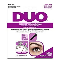 Duo Quick Set Striplash Adhesive, Dries Dark