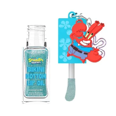 SpongeBob Cooling Lip Oil with Keychain, Blue