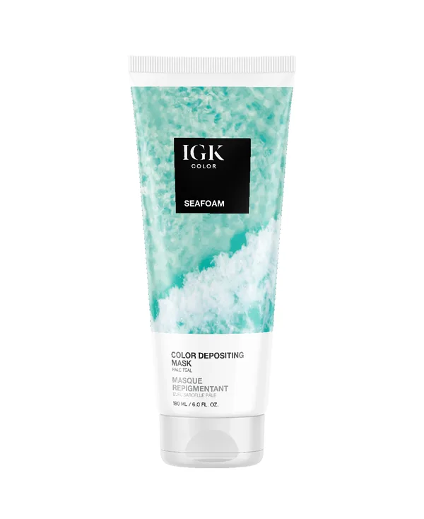Color Depositing Hair Mask, Seafoam