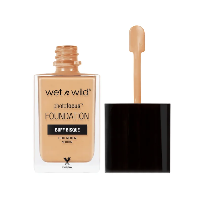 Photo Focus Liquid Foundation Makeup, Matte, Buff Bisque