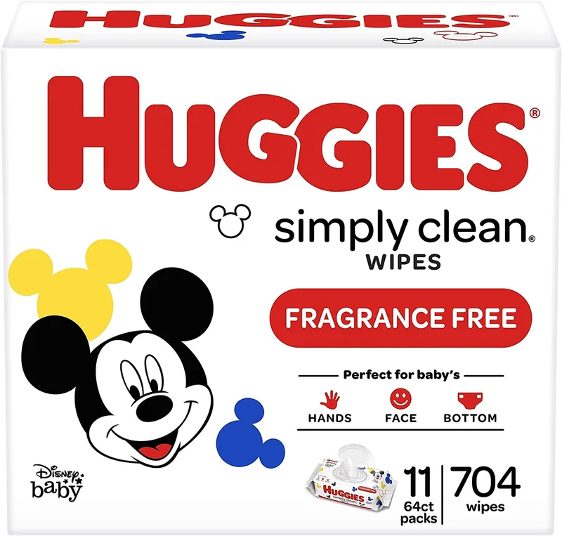 Simply Clean Fragrance Free Wipes