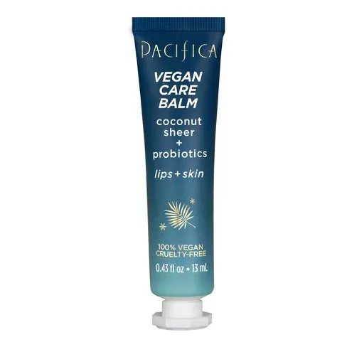 Vegan Care Lip Balm, Coconut Sheer (2020 formulation)