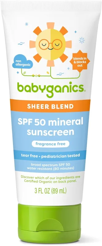 Sheer Blend Mineral Sunscreen, SPF 50