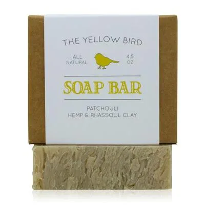Soap Bar, Patchouli, Hemp & Rhassoul Clay (2020 formulation)