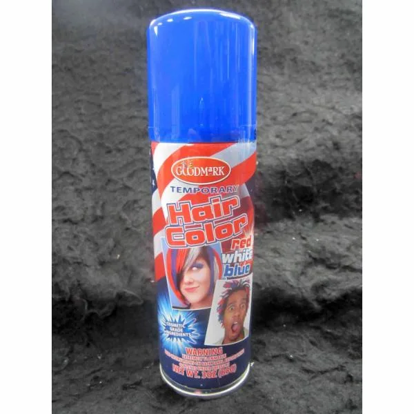 Hair Color Red White Blue (2019 formulation)