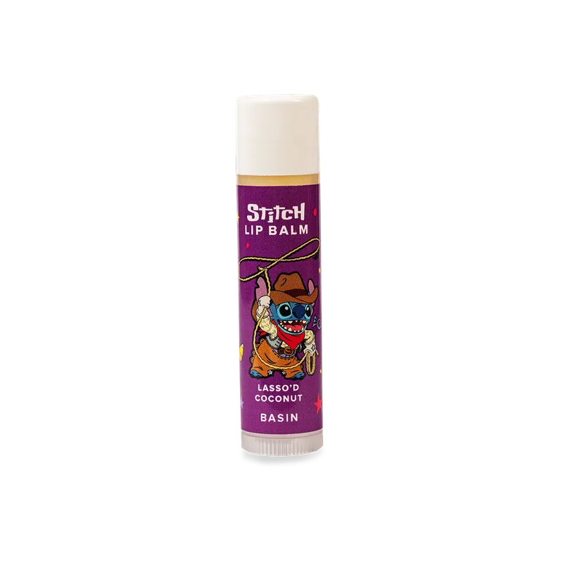 Disney Stitch Halloween Lip Balm, Lasso'd Coconut (Cowboy Stitch)