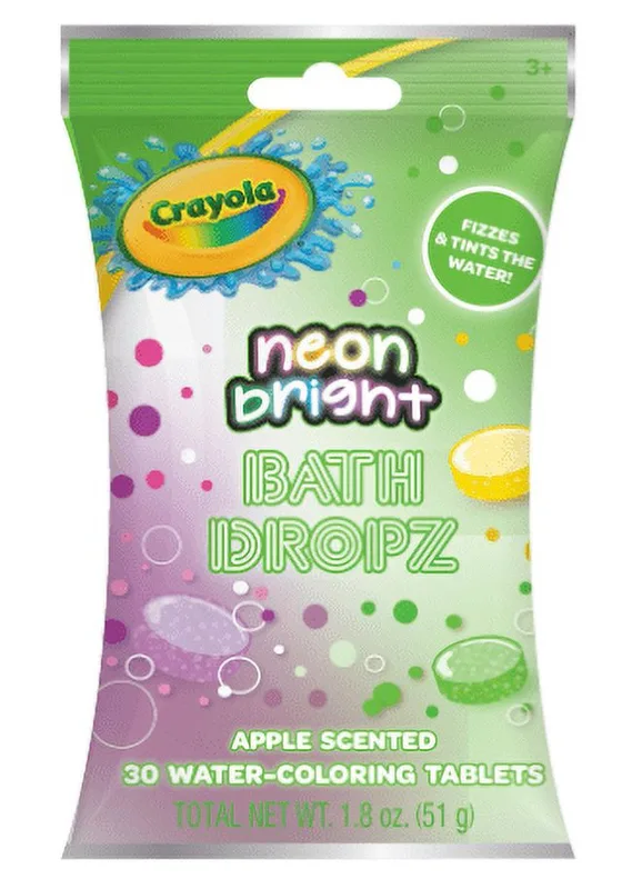 Neon Bright Bath Dropz, Emerald oasis