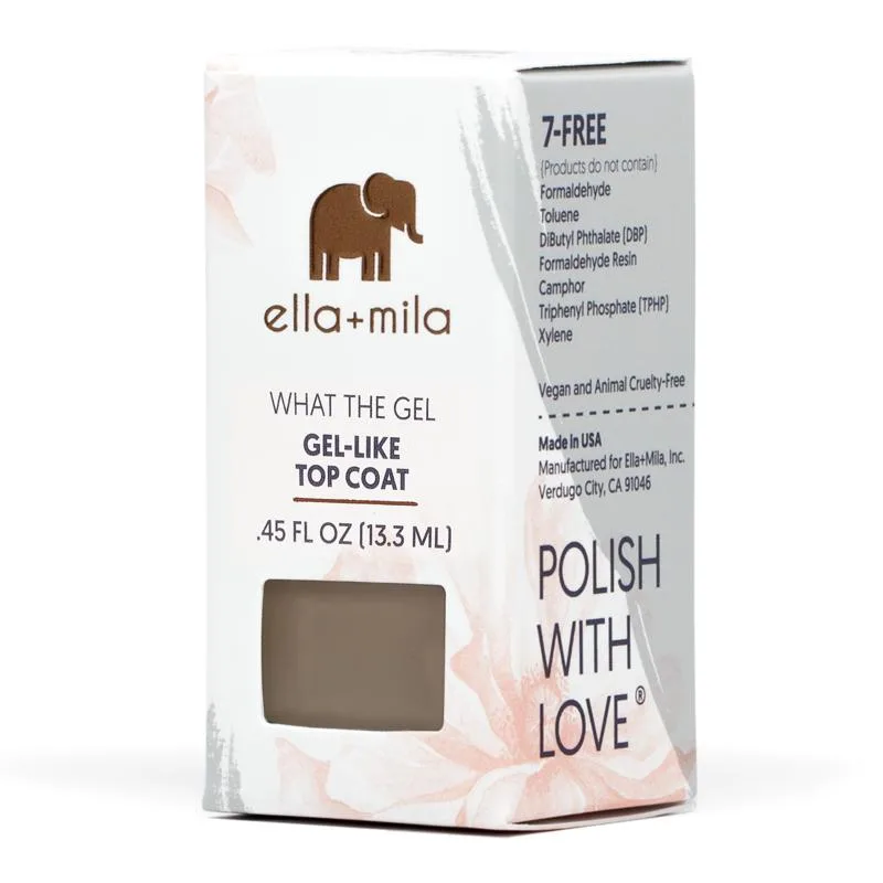 What The Gel Gel-Like Topcoat (2020 formulation)