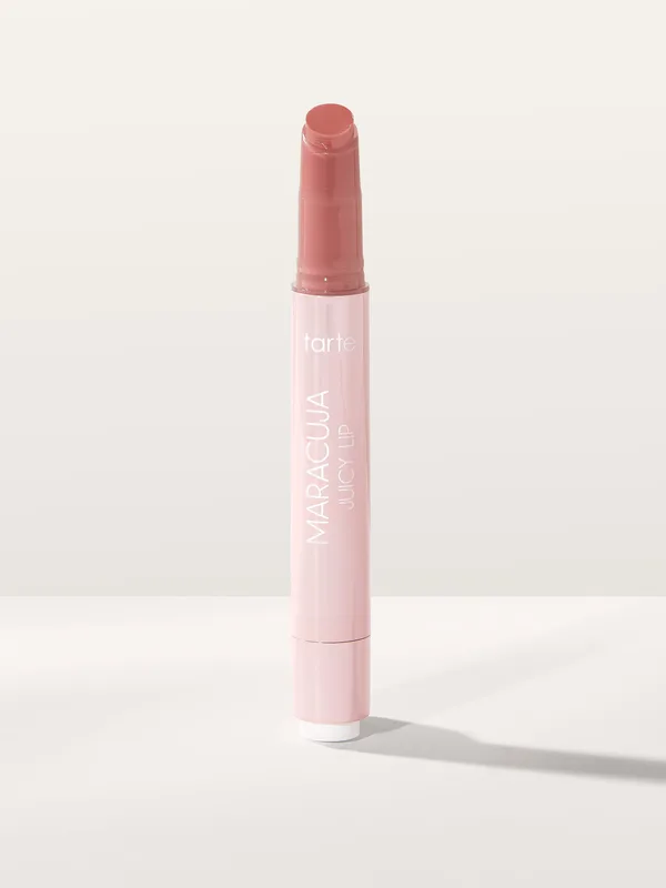 maracuja juicy lip balm gloss, peachy pink