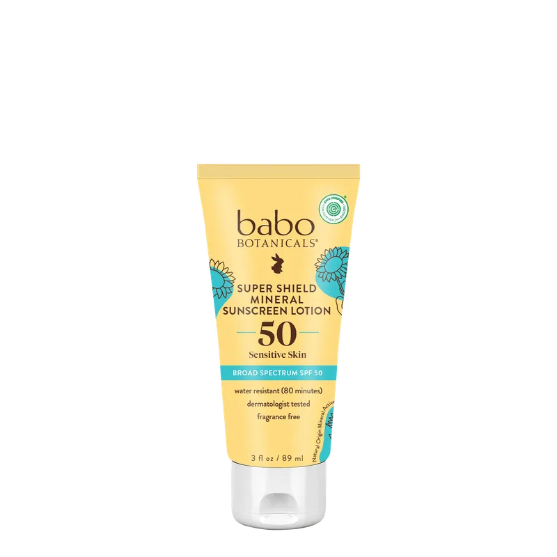 Super Shield Fragrance Free Mineral Sunscreen Lotion, SPF 50