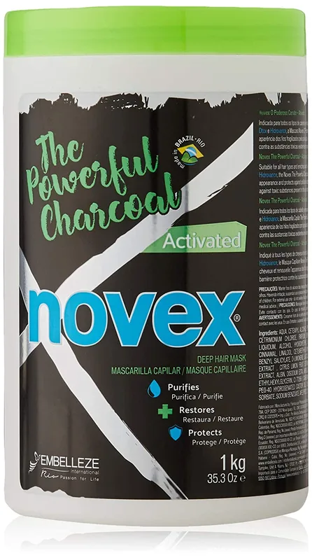 the Powerful Charcoal Deep Hair Mask