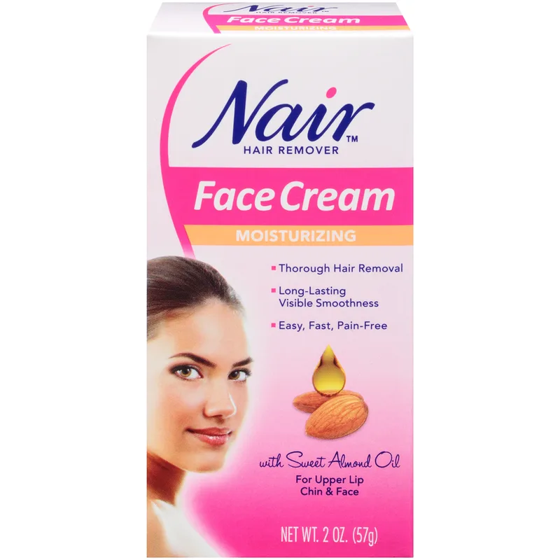 Moisturizing Facial Hair Removal Cream With Sweet Almond Oil