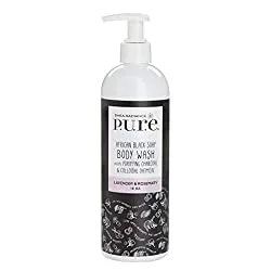 p.u.r.e. African Black Soap Body Wash, Lavender & Rosemary (2020 formulation)