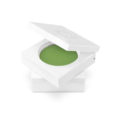 Cosmetics Eyeshadow, Bright Green (2019 formulation)