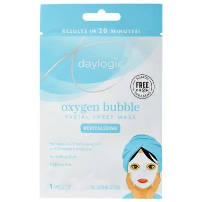 Oxygen Bubble Facial Sheet Mask, Fragrance Free
