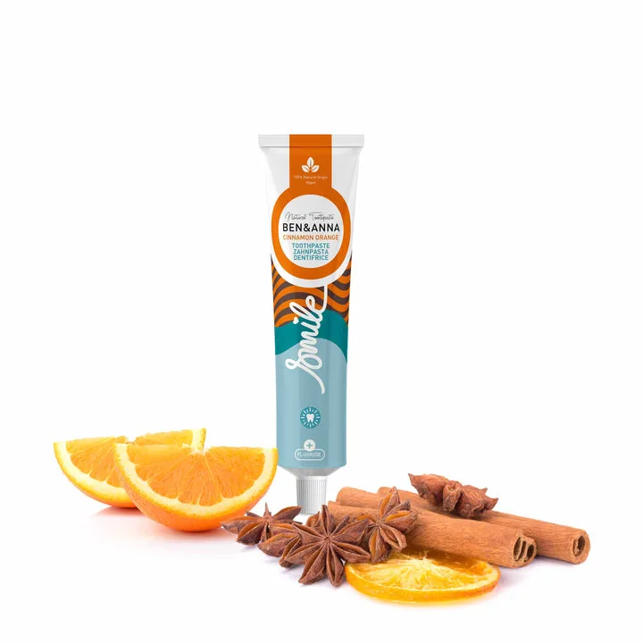Toothpaste Tube, Cinnamon Orange With Flouride