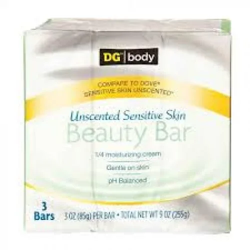 Sensitive Skin Beauty Bar, Unscented (2018 formulation)
