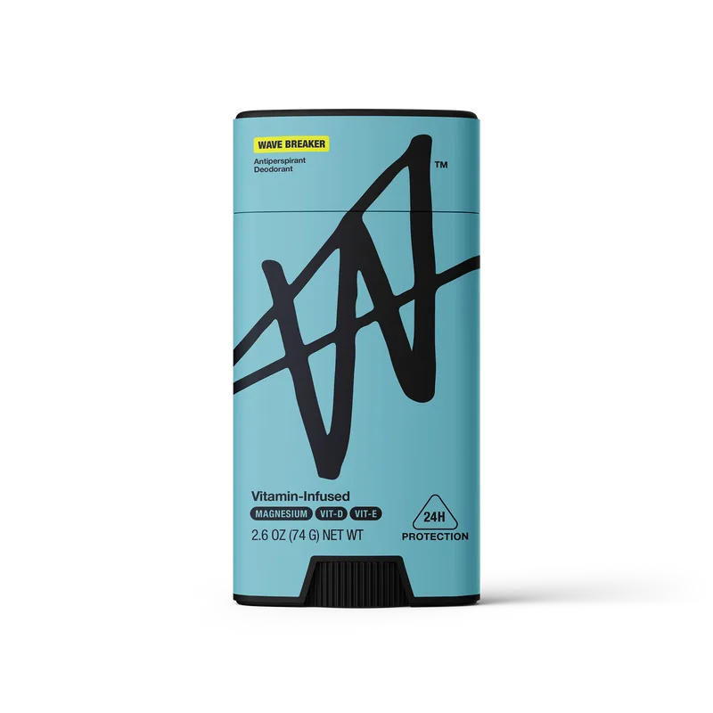 W By Jake Paul Men's Antiperspirant Deodorant - Odor Blocking - Sweat Protection - Wave Breaker