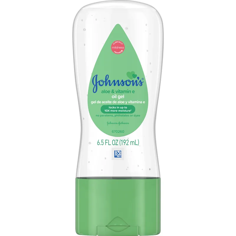 Johnson's Aloe Vera & Vitamin E Baby Oil Gel