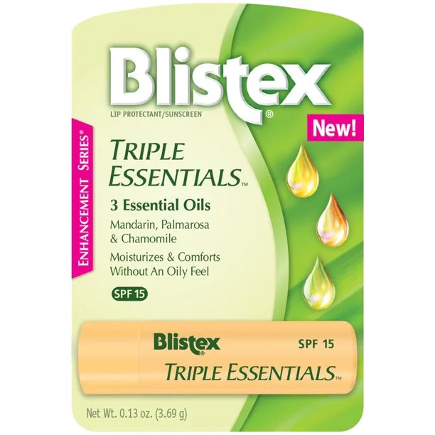 3 Essential Oils Lip Protectant/Sunscreen, SPF 15