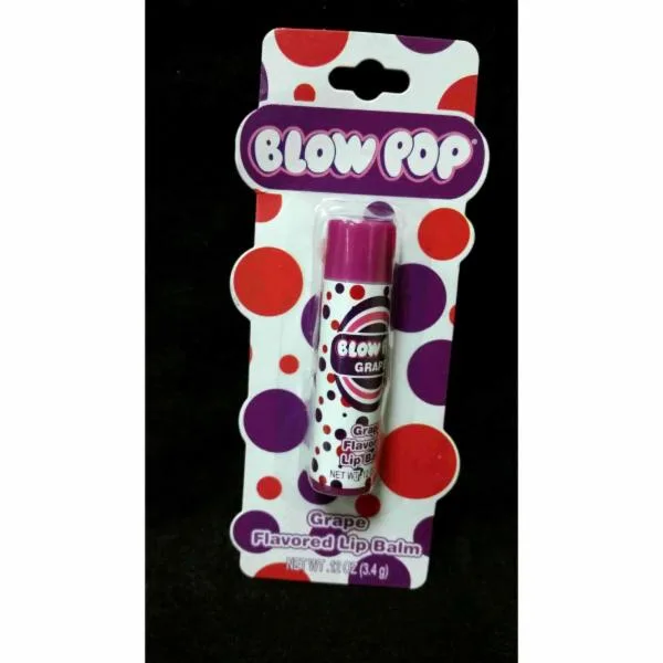 Blow Pop Grape Flavored Lip Balm (2019 formulation)