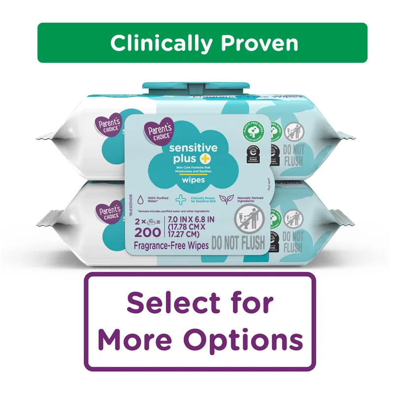 Sensitive Plus Baby Wipes