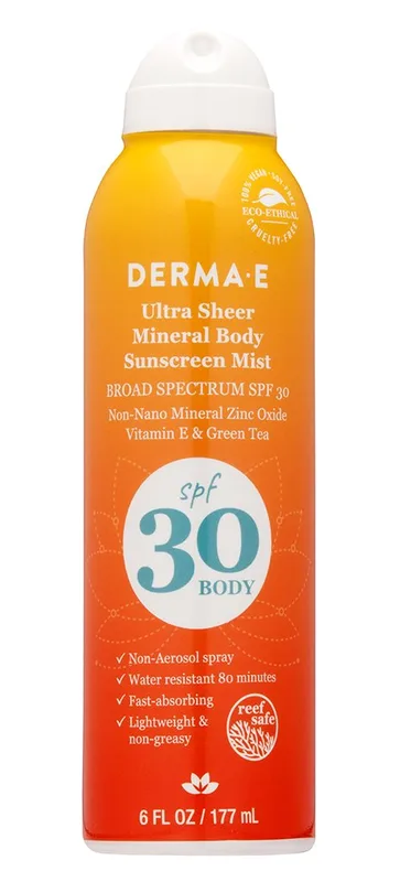 Ultra Sheer Mineral Body Sunscreen Mist, SPF 30