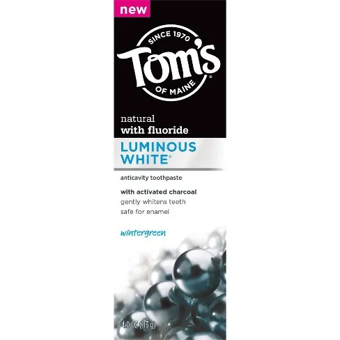 Luminous White Anticavity Toothpaste, Wintergreen (2020 formulation)