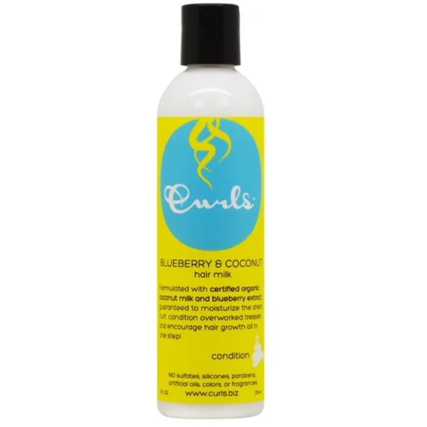 Blueberry Bliss and Coconut Hair Milk Leave in Conditioner, Squeeze Dispenser