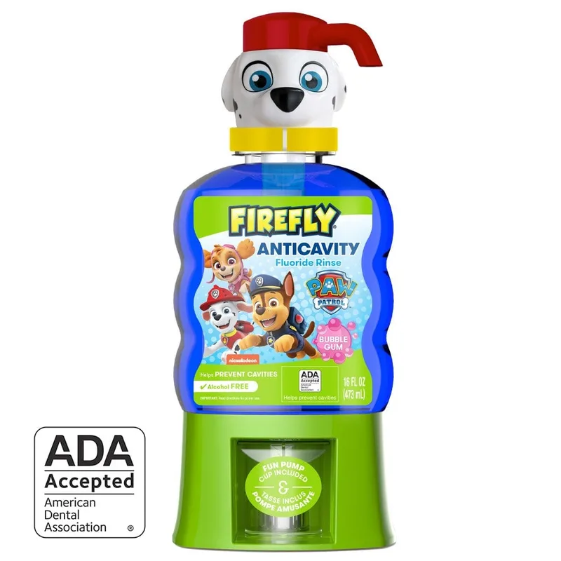 Paw Patrol Anticavity Fluoride Rinse, Bubble Gum, Bubble Gum