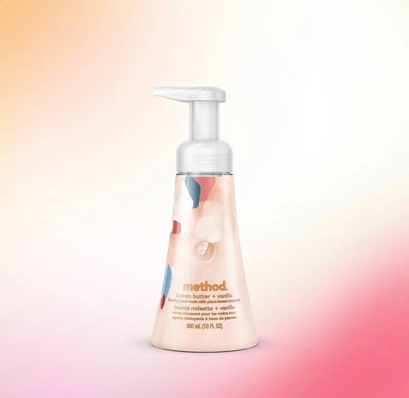 Foaming Hand Wash With Plant Based Cleansers, Brown Butter + Vanilla