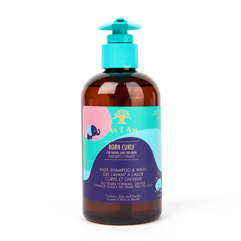 Born Curly Shampoo & Wash, Aloe