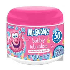 Bubbly Tub Colors (2019 formulation)