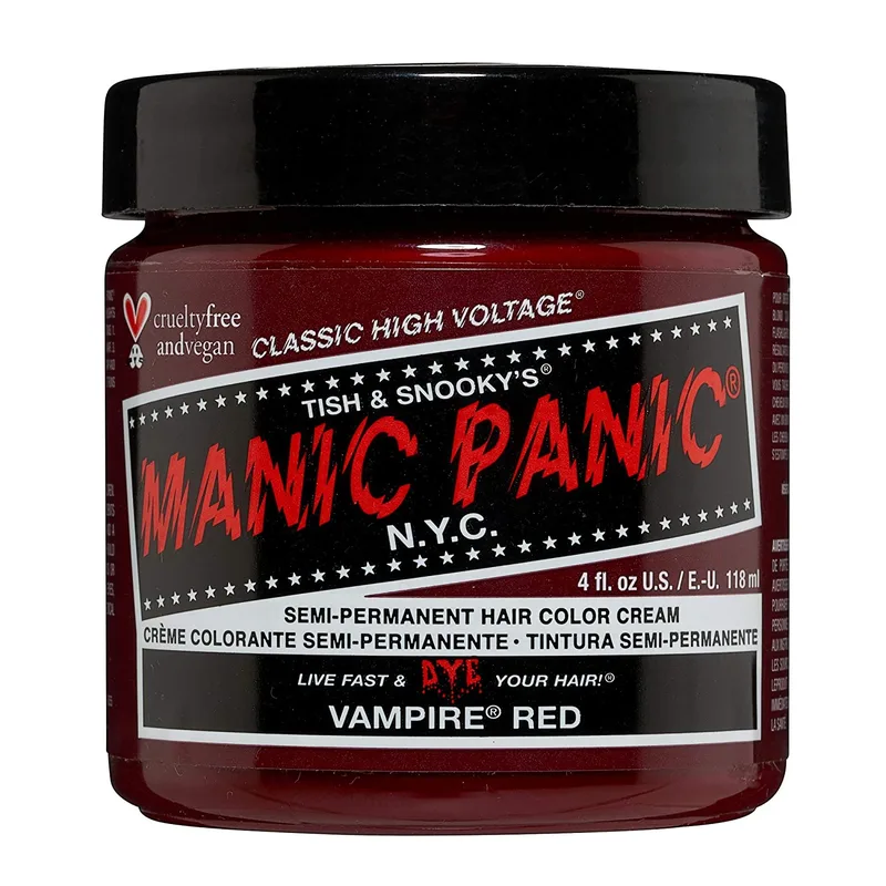 Semi Permanent Hair Color Cream, Vampire Red
