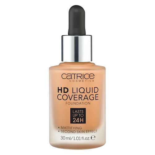 HD Liquid Coverage Foundation, 038 Honey (2019 formulation)
