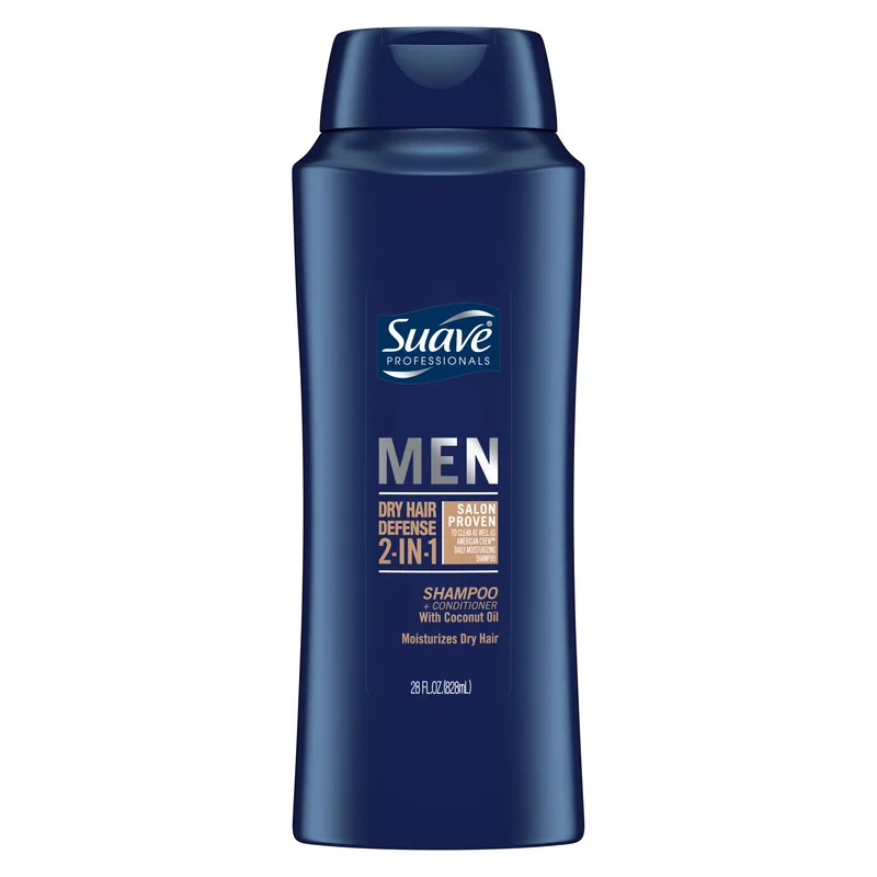 Professionals Men Dry Hair Defense Shampoo + Conditioner With Coconut Oil (2018 formulation)